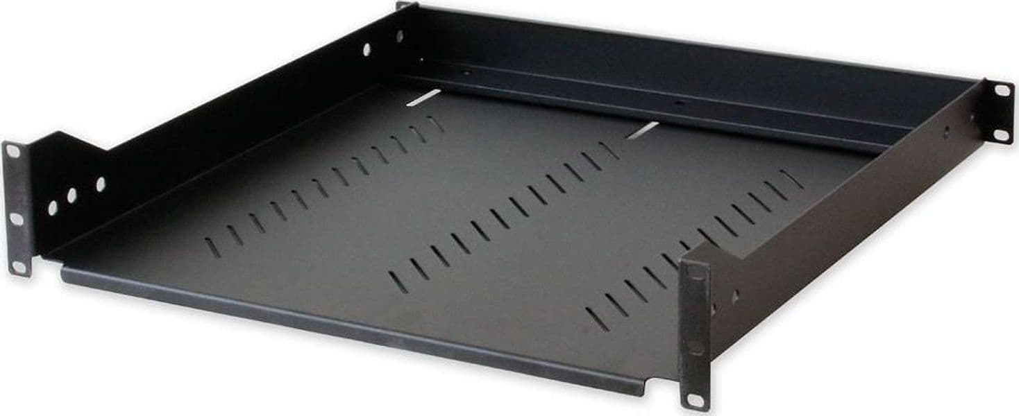 Mensola per Rack 19'' 600 mm 2U Nera 4 punti in  Scontolo.net - Potenza, commercioVirtuoso.it