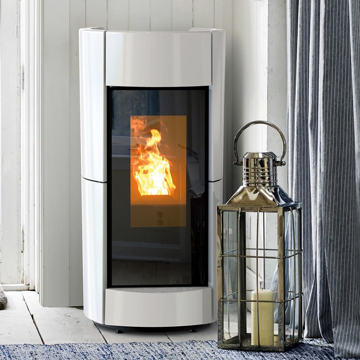 Thermorossi Termostufa a Pellet Chic Plus 12 kW in Riscaldamenti da esterno Masterbrico - Longobardi, commercioVirtuoso.it