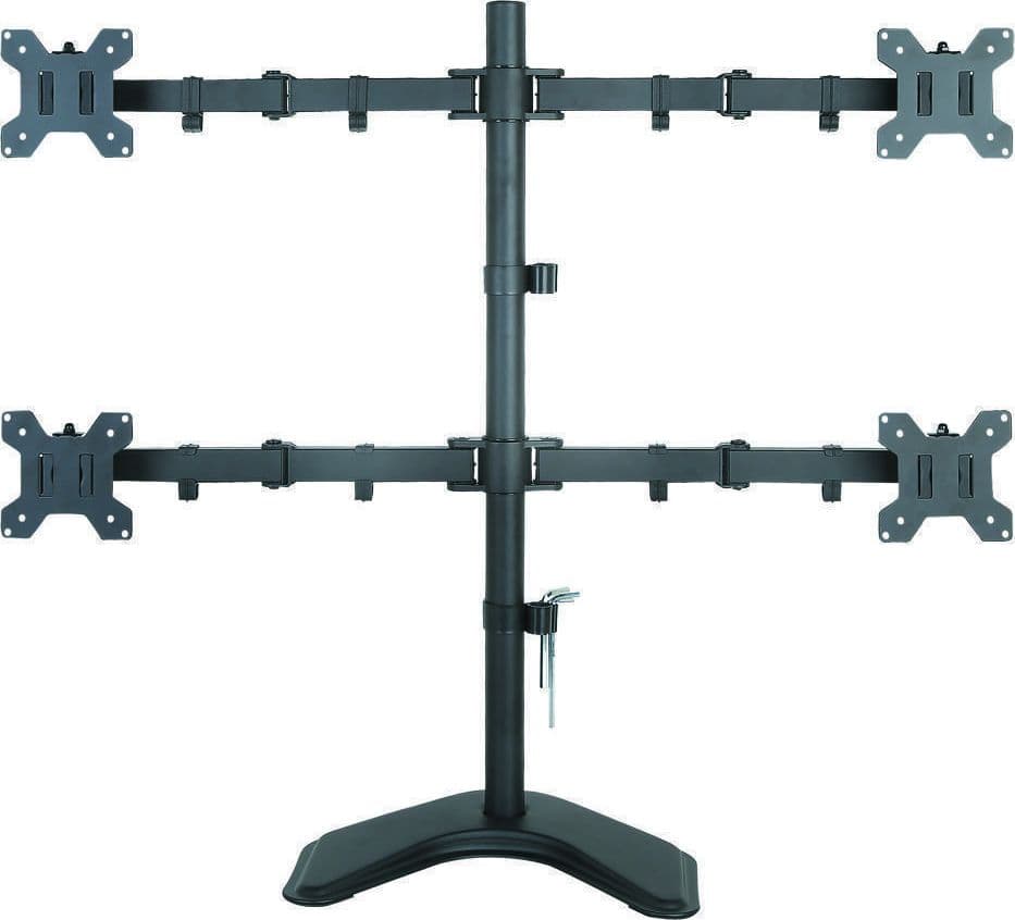 Supporto da Scrivania per 4 Monitor 13-27'' con base in Supporti Scontolo.net - Potenza, commercioVirtuoso.it