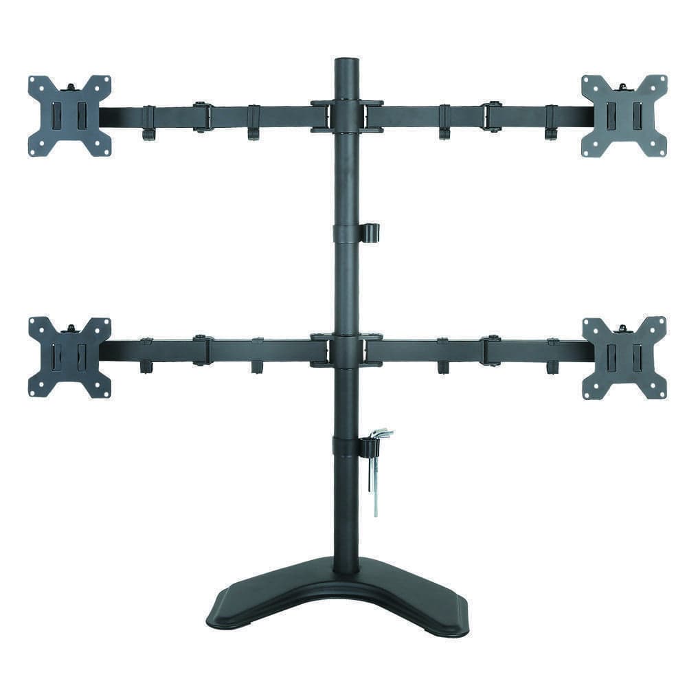 Supporto da Scrivania per 4 Monitor 13-27'' con base in Supporti Scontolo.net - Potenza, commercioVirtuoso.it