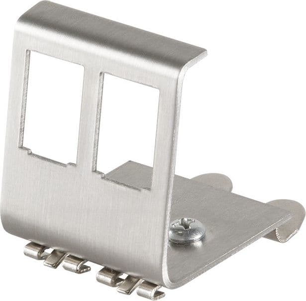 Adattatore per Moduli Keystone 2xRJ45 per guida DIN in Supporti Scontolo.net - Potenza, commercioVirtuoso.it