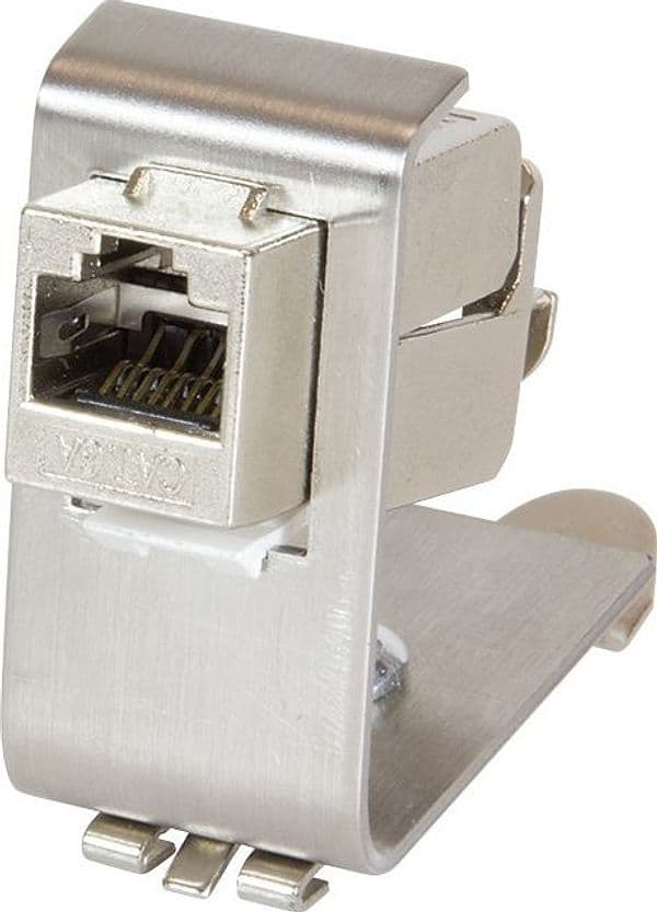 Adattatore per Modulo Keystone 1xRJ45 per guida DIN in Supporti Scontolo.net - Potenza, commercioVirtuoso.it