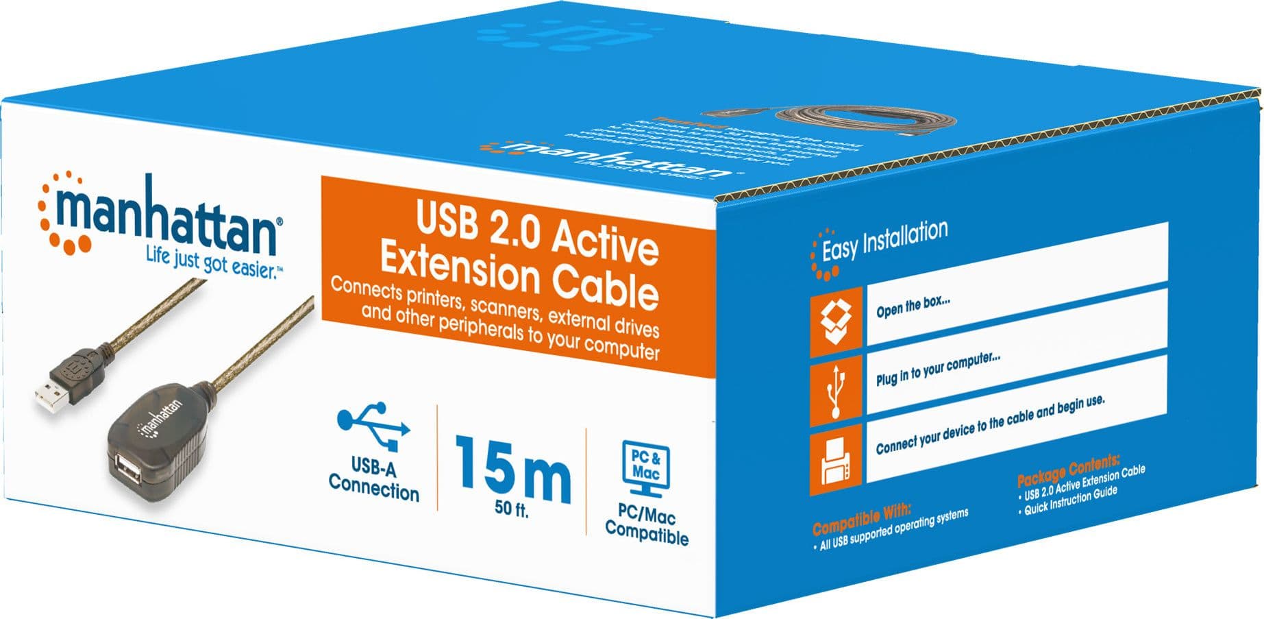 Cavo Prolunga Attivo USB 2.0 Hi-Speed 15 mt in  Scontolo.net - Potenza, commercioVirtuoso.it