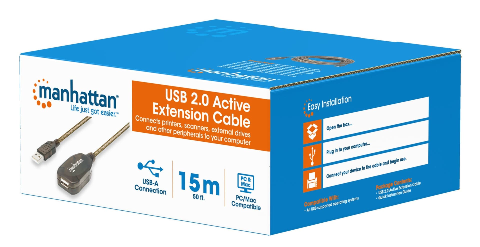 Cavo Prolunga Attivo USB 2.0 Hi-Speed 15 mt in  Scontolo.net - Potenza, commercioVirtuoso.it