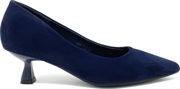 Francesco Milano décolleté in camoscio blu navy H06-01C in Scarpe col tacco Teresi Calzature - Marsala, commercioVirtuoso.it