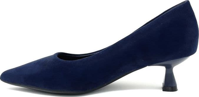 Francesco Milano décolleté in camoscio blu navy H06-01C in Scarpe col tacco Teresi Calzature - Marsala, commercioVirtuoso.it