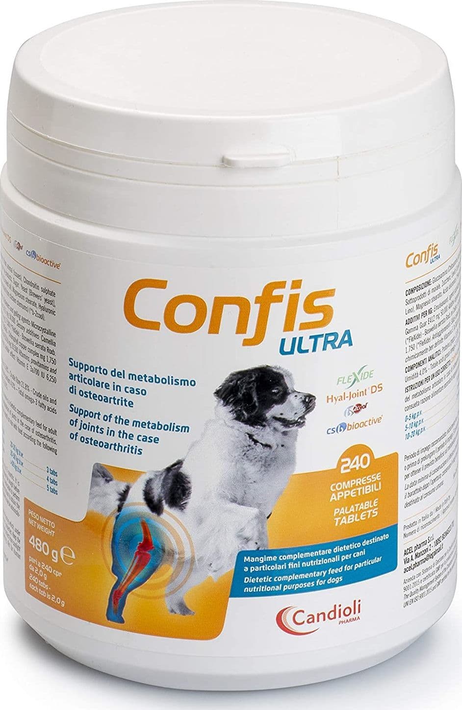 Supporto del metabolismo articolare Confis Ultra per cani in Cura di anche e articolazioni 101 Market - Poggibonsi, commercioVirtuoso.it