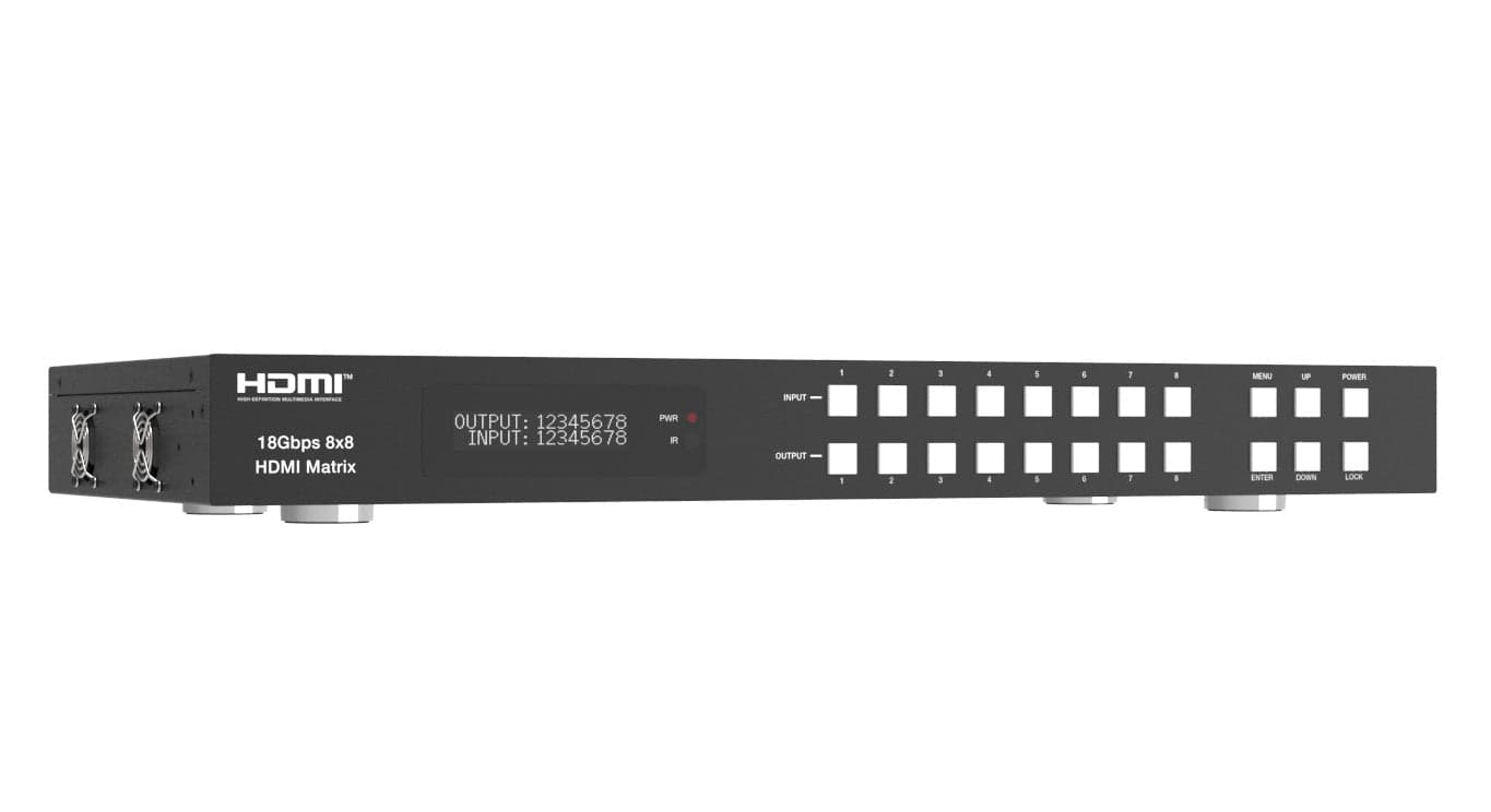 Matrix Swtich HDMI 2.0 8x8 18Gbps 4k@60Hz in Selettori audio-video Scontolo.net - Potenza, commercioVirtuoso.it