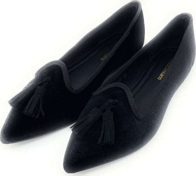 Francesco Milano ballerina in velvet nero A03-25V in Ballerine Teresi Calzature - Marsala, commercioVirtuoso.it