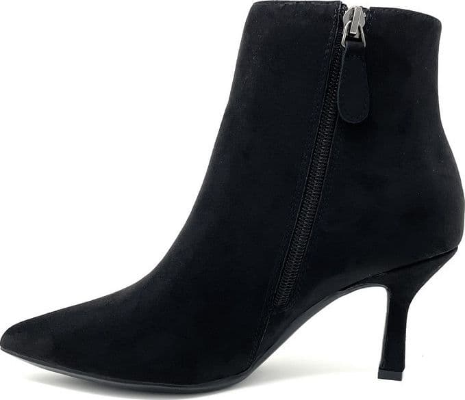 Francesco Milano stivaletti donna in pelle scamosciata nero A08-06C in Stivali Teresi Calzature - Marsala, commercioVirtuoso.it