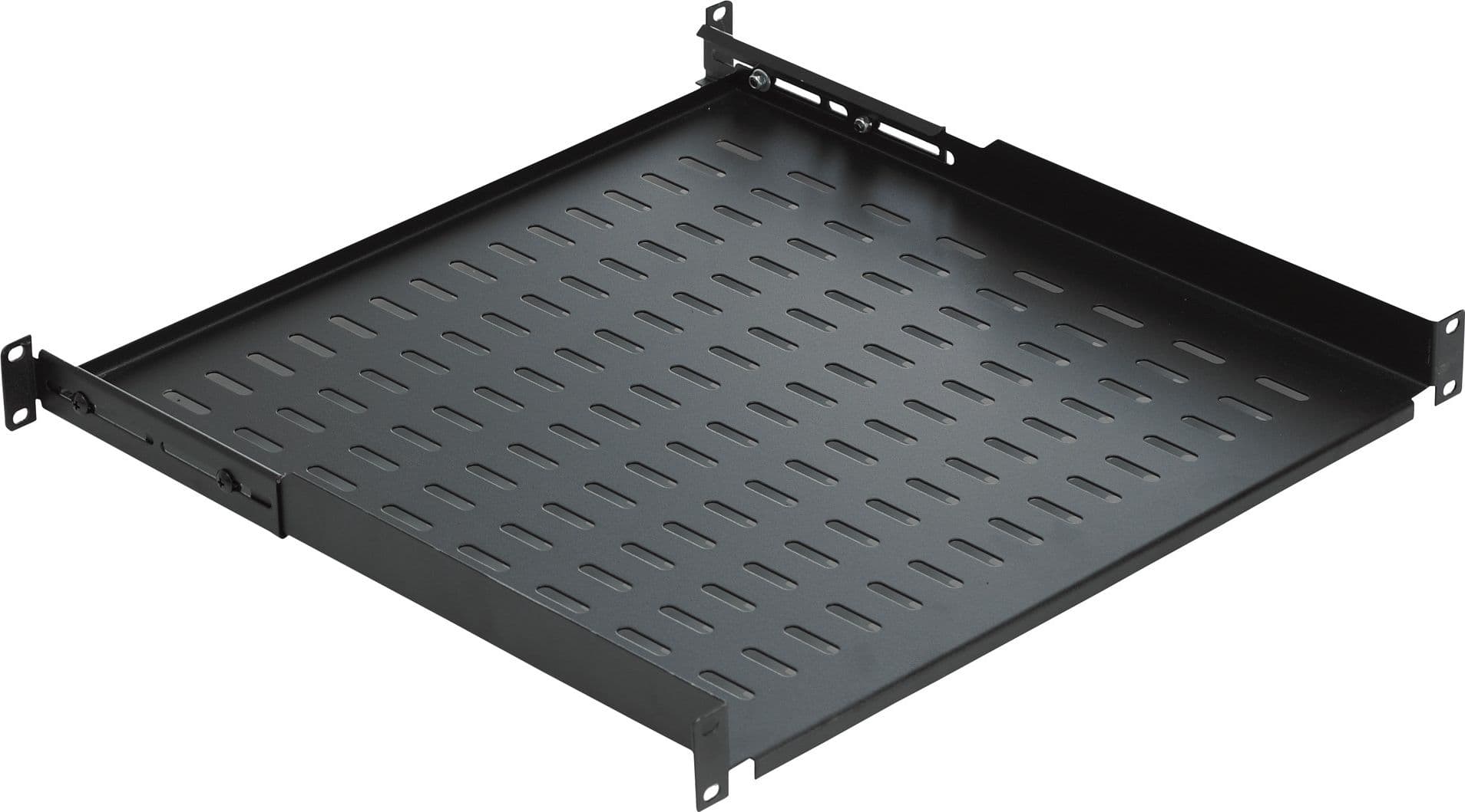 Mensola per Rack 19'' 550 mm 2U Nera 4 punti in  Scontolo.net - Potenza, commercioVirtuoso.it