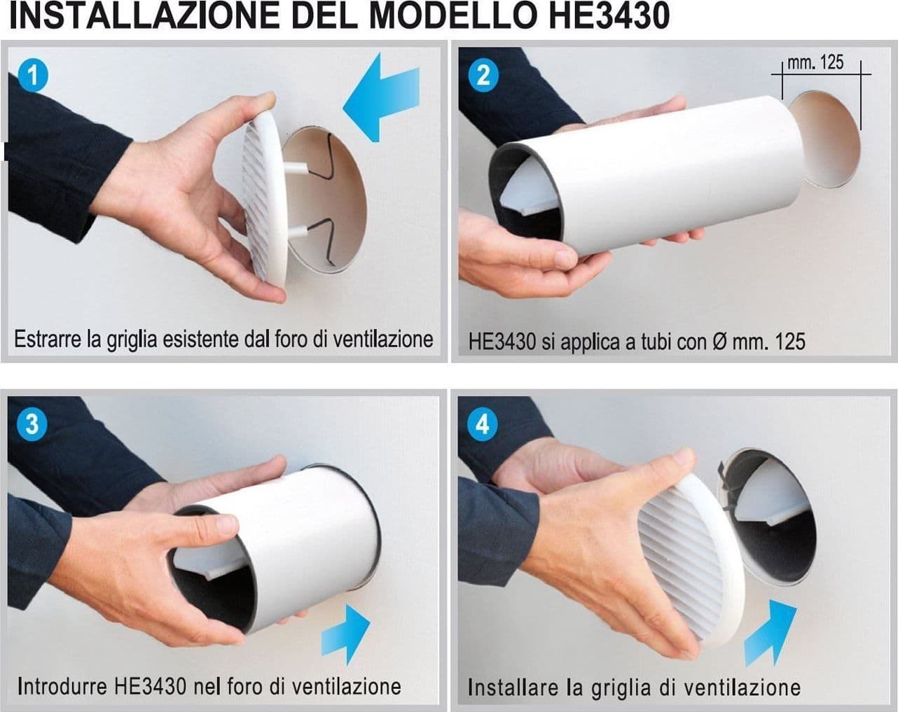 First HELIX 34 da 120mm silenziatore riduttore acustico elicoidale per tubi di tondi aerazione in Canalizzazioni Aloiserw.com - Altomonte, commercioVirtuoso.it