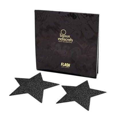 BIJOUX - CAPPUCCI PER CAPEZZOLI INDISCRETI BLACK STAR FLASH in Pinze Desideria Shop - Latina, commercioVirtuoso.it