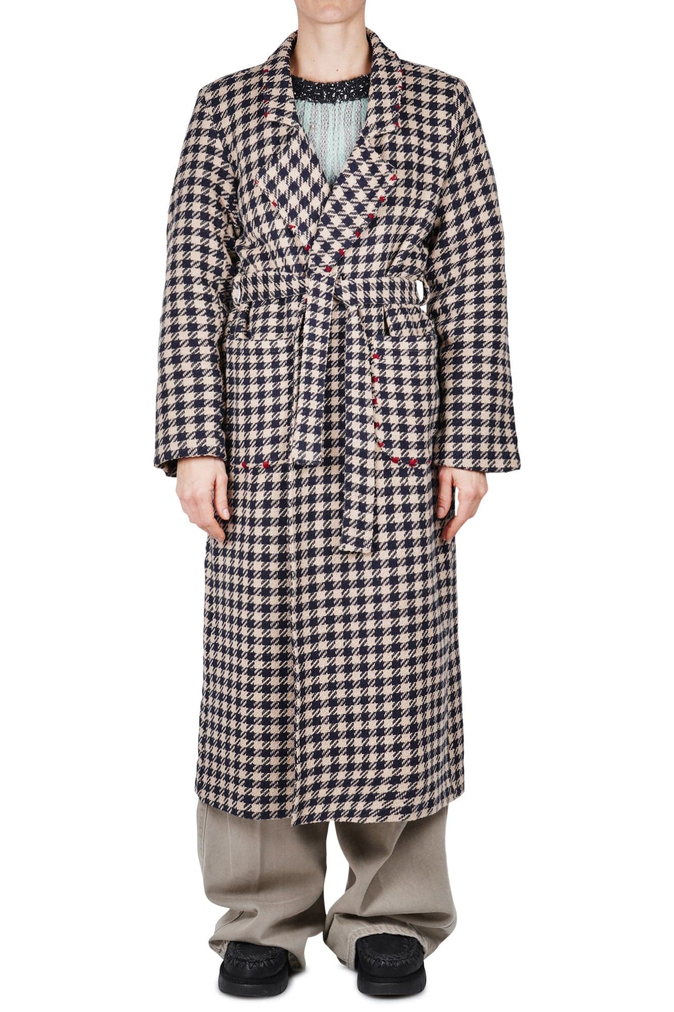 ALESSIA SANTI Alessia Santi - Cappotto - 461587 - Blu/Beige da donna in Gonne Drestige - Casamassima, commercioVirtuoso.it