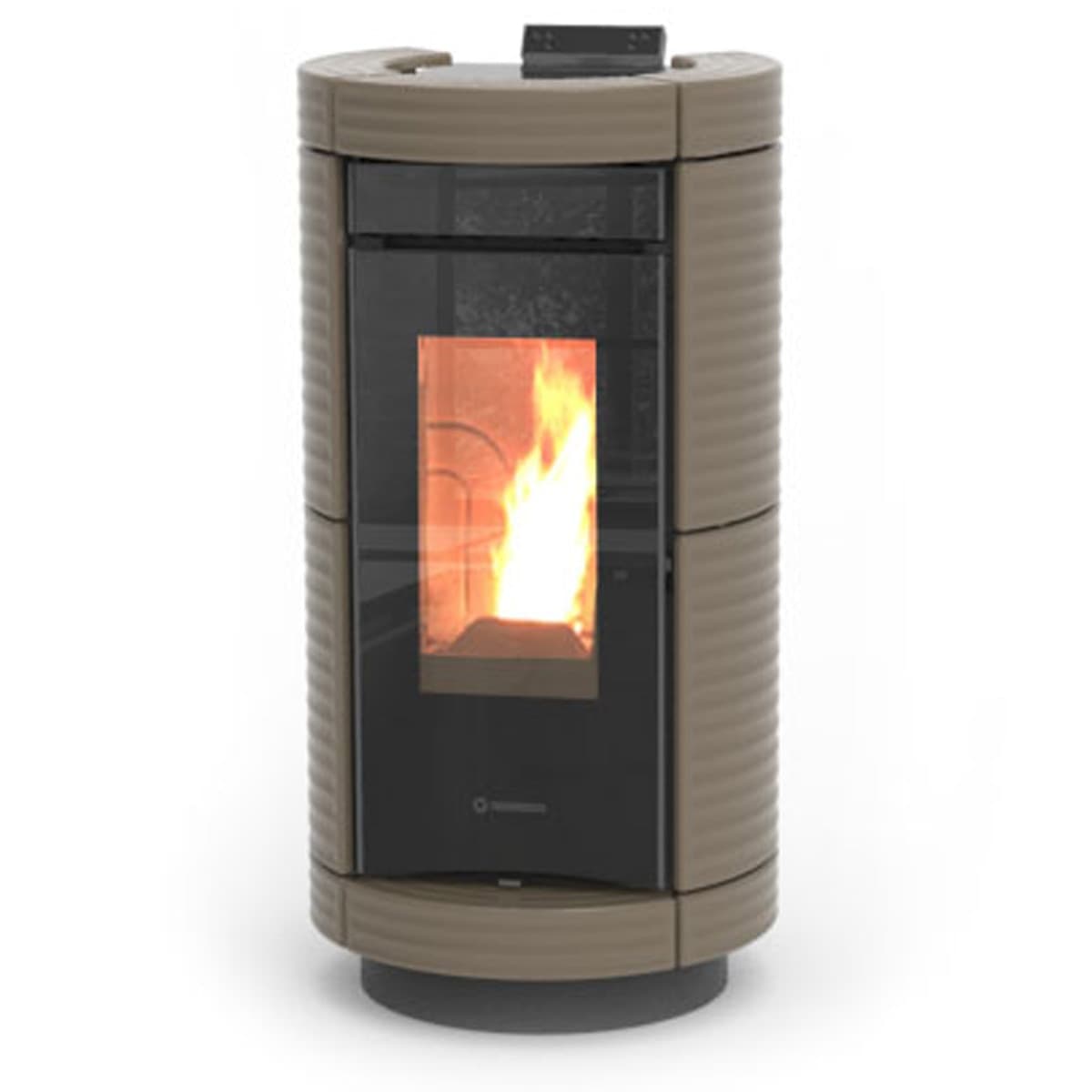 Thermorossi Termostufa a Pellet Dorica Maiolica Natural Air Evo 12 kW in Forni caminetto Masterbrico - Longobardi, commercioVirtuoso.it