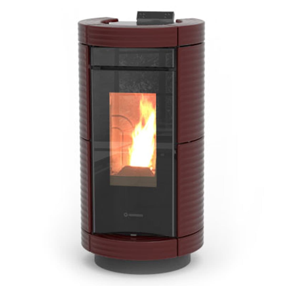 Thermorossi Termostufa a Pellet Dorica Maiolica Natural Air Evo 12 kW in Forni caminetto Masterbrico - Longobardi, commercioVirtuoso.it