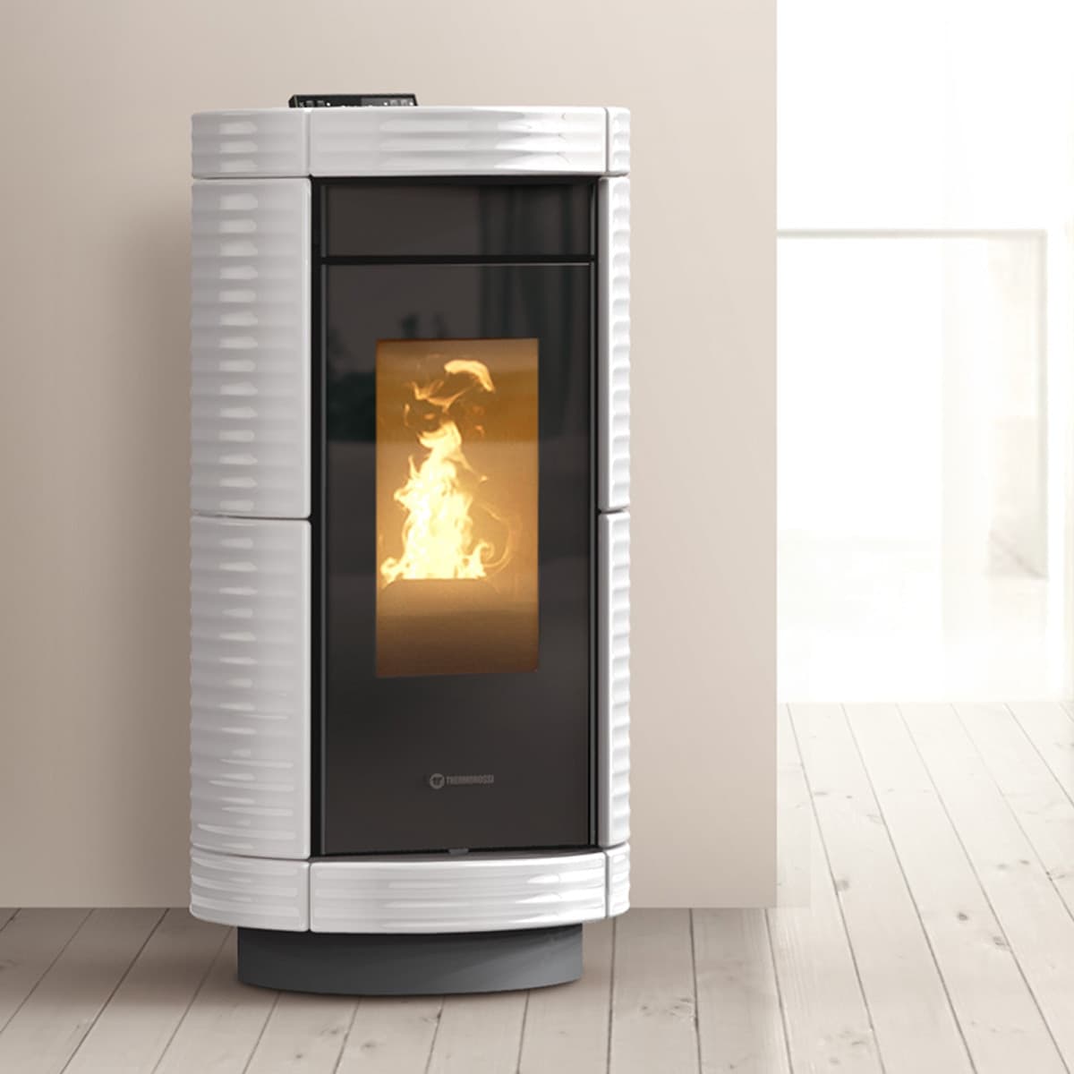 Thermorossi Termostufa a Pellet Dorica Maiolica Natural Plus Evo 12 kW in Accessori Masterbrico - Longobardi, commercioVirtuoso.it