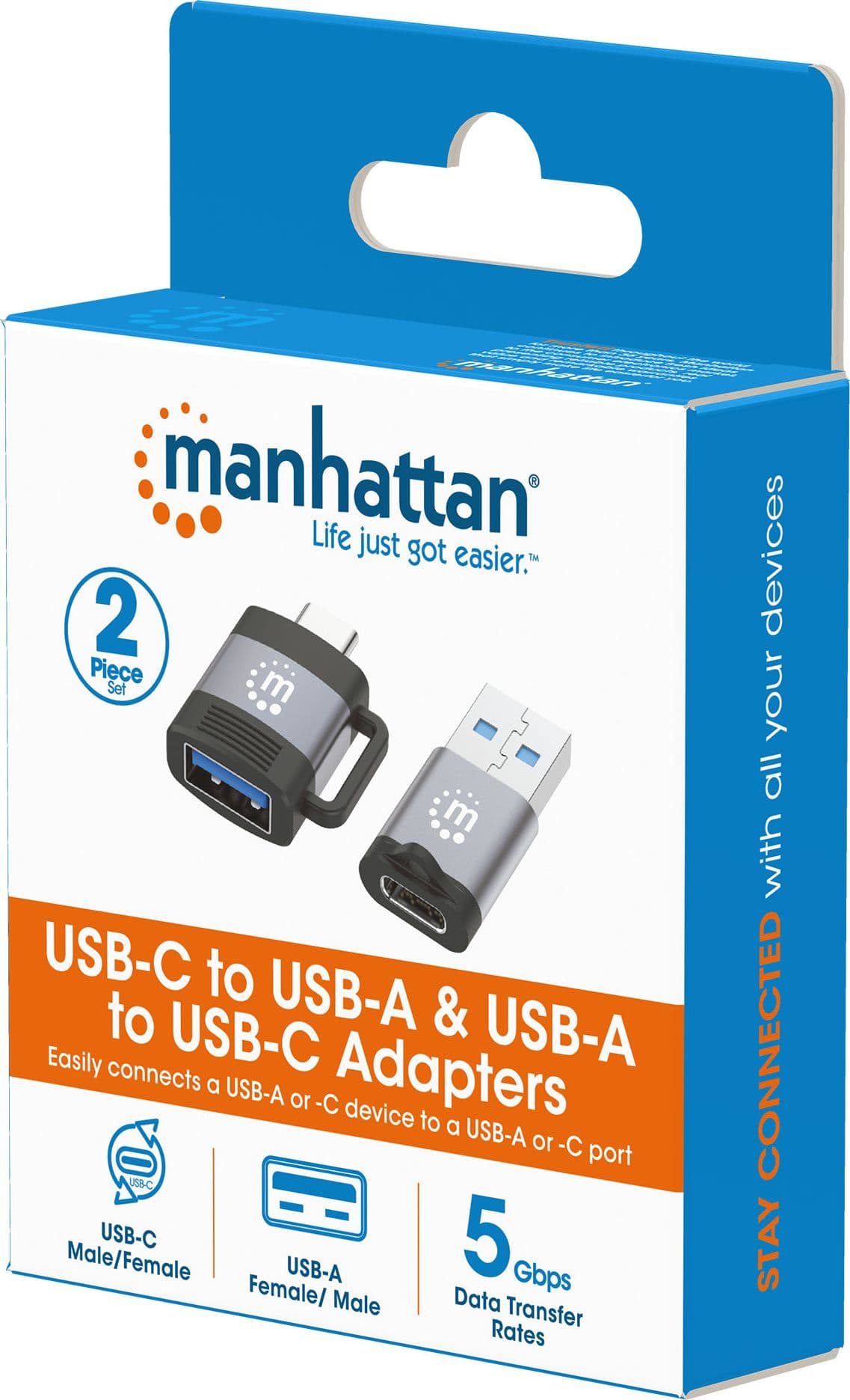 Set 2 Adattatori USB-C&trade a USB-A & USB-A a USB-C&trade in  Scontolo.net - Potenza, commercioVirtuoso.it