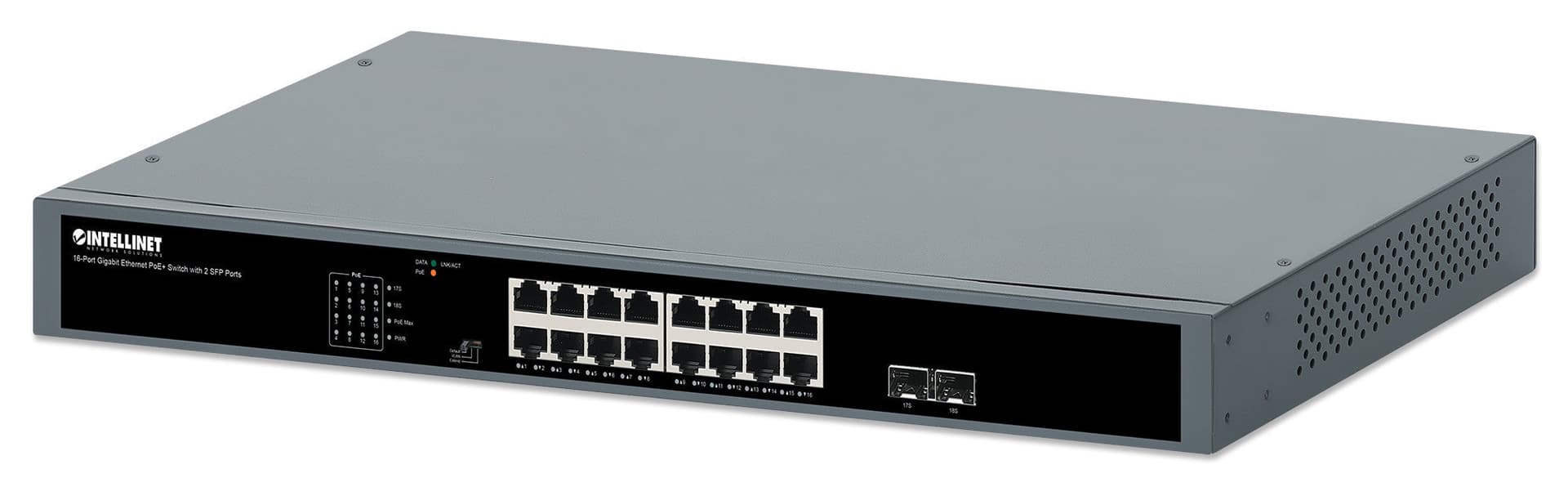 Gigabit Ethernet Switch PoE+ 16 porte con 2 porte SFP in  Scontolo.net - Potenza, commercioVirtuoso.it