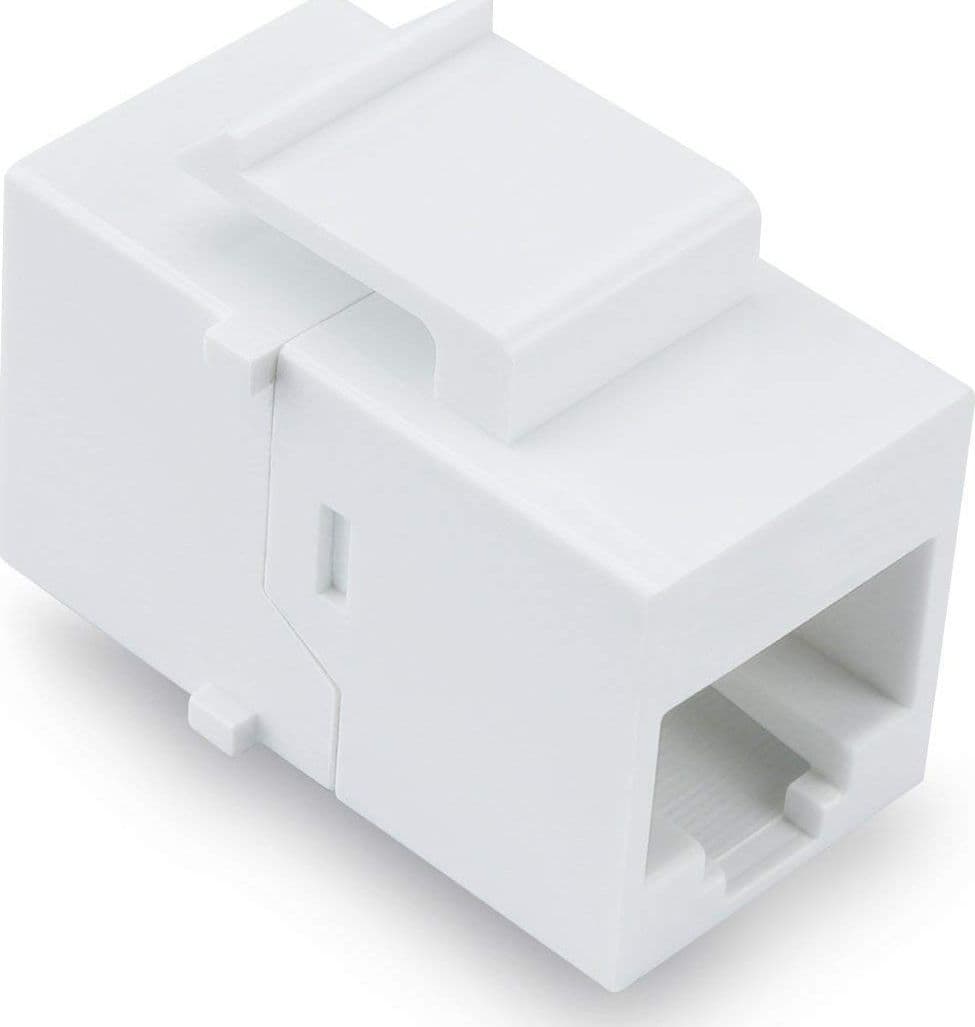 Accoppiatore Keystone RJ45 F/F Cat.5E UTP Bianco in Cavi Ethernet Scontolo.net - Potenza, commercioVirtuoso.it