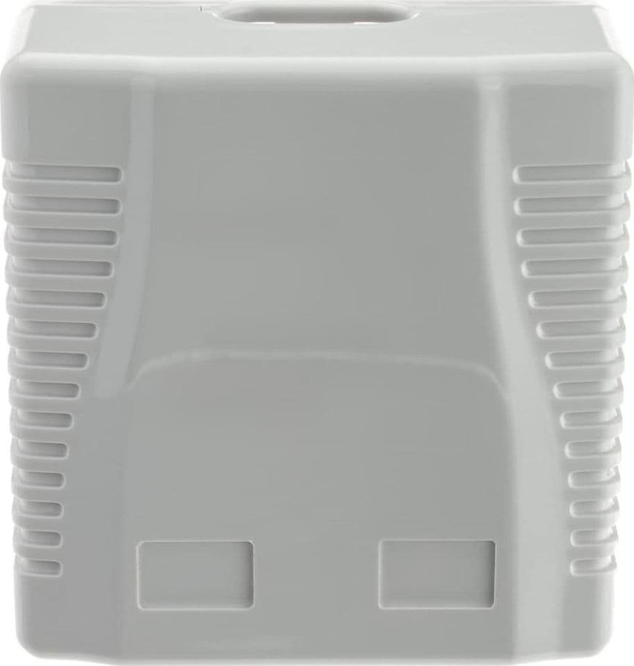 Presa a Muro con 2 Frutti RJ45 Cat.6 UTP Beige in Socket Scontolo.net - Potenza, commercioVirtuoso.it