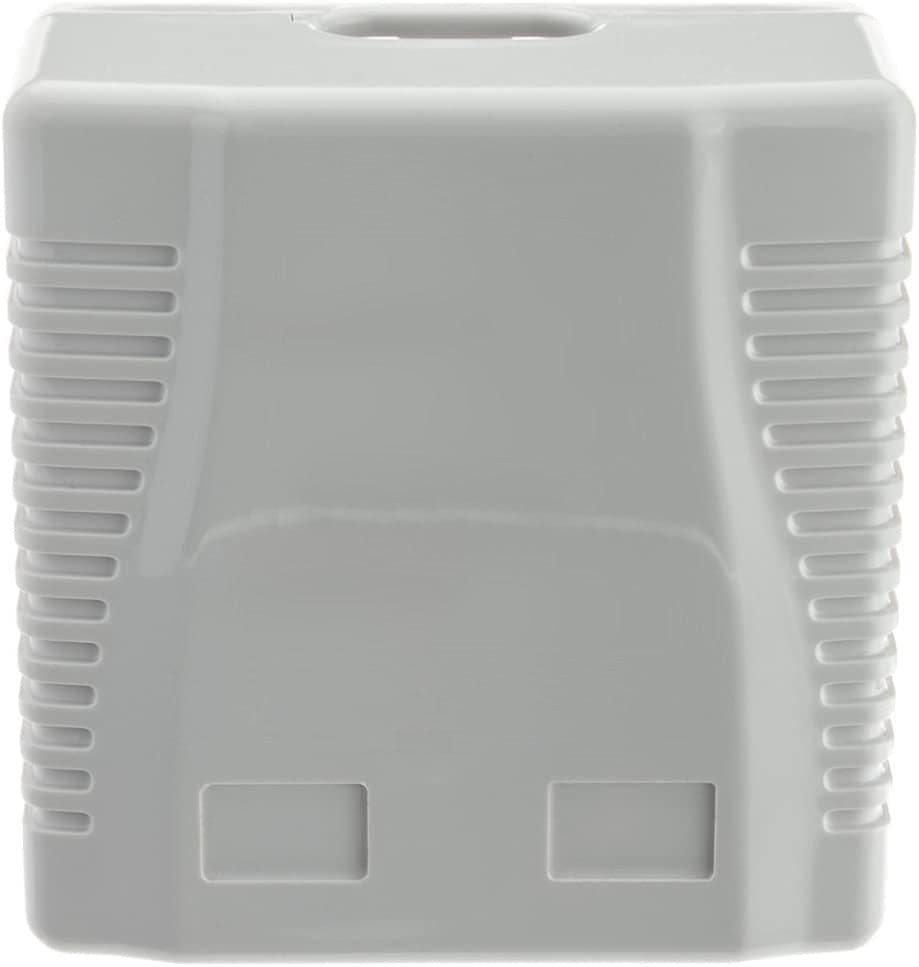 Presa a Muro con 2 Frutti RJ45 Cat.6 UTP Beige in Socket Scontolo.net - Potenza, commercioVirtuoso.it
