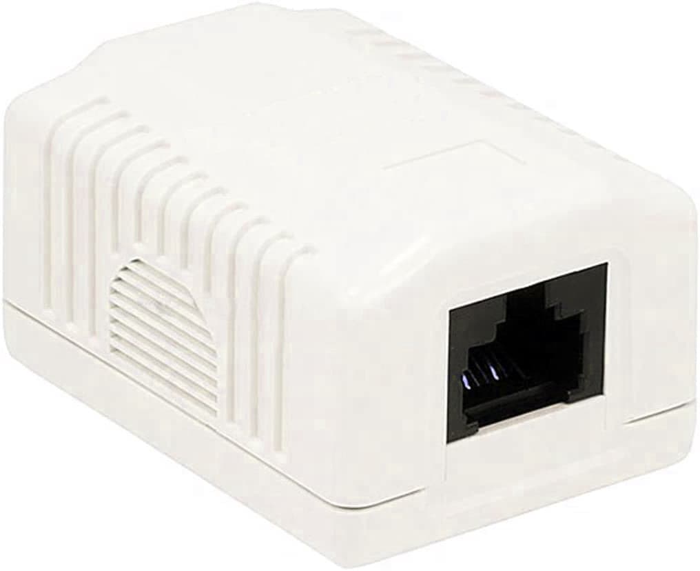 Presa a Muro con 1 Frutto RJ45 Cat.6 UTP Beige in Socket Scontolo.net - Potenza, commercioVirtuoso.it