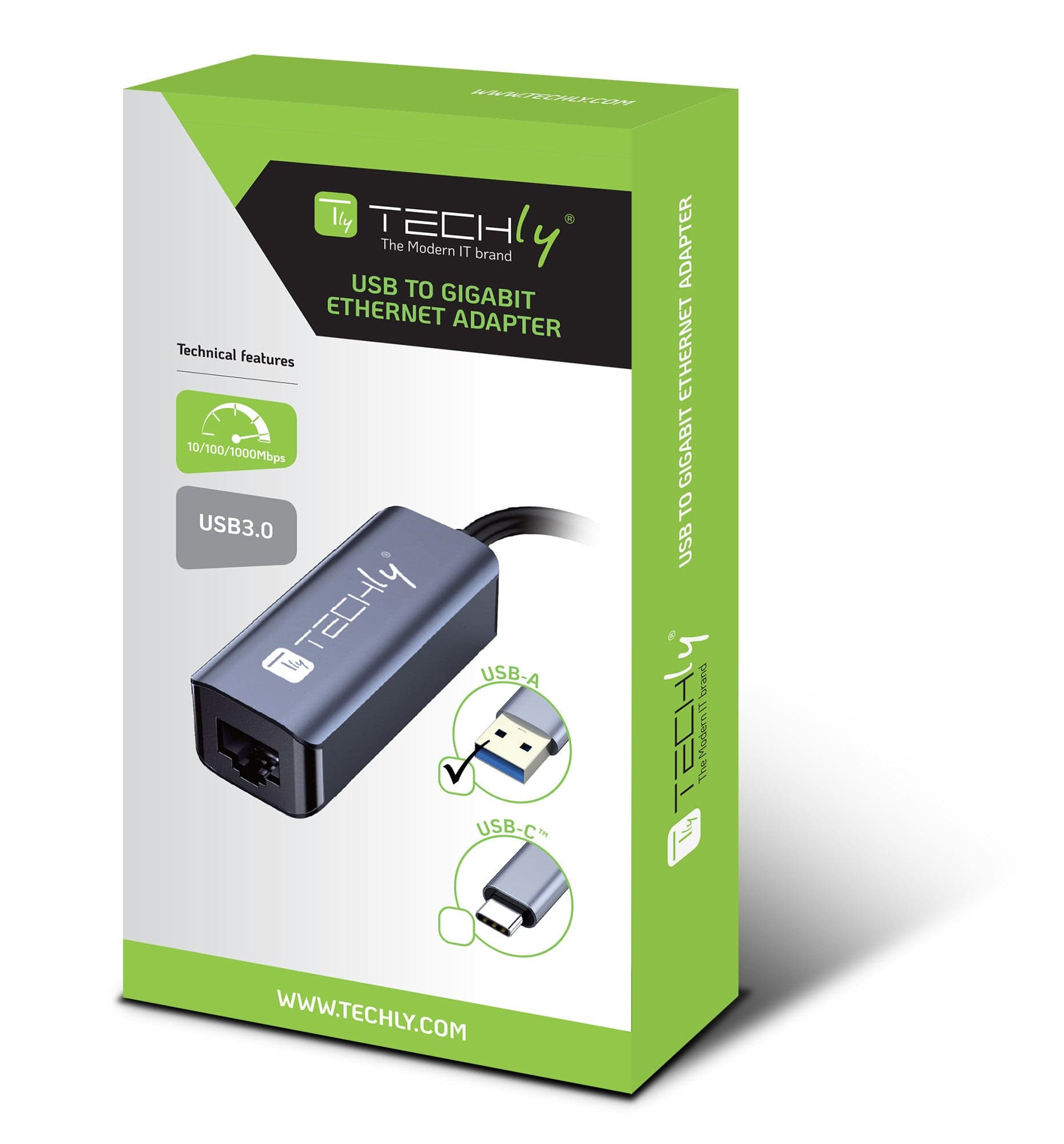 Adattatore Convertitore USB 3.0 tipo A a RJ45 Gigabit in Adattatori USB wireless Scontolo.net - Potenza, commercioVirtuoso.it