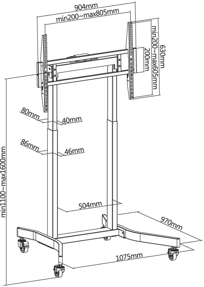 Supporto TV Motorizzato Regolabile per TV da 55-100'' con Telecomandato in Supporti da parete e da soffitto Scontolo.net - Potenza, commercioVirtuoso.it