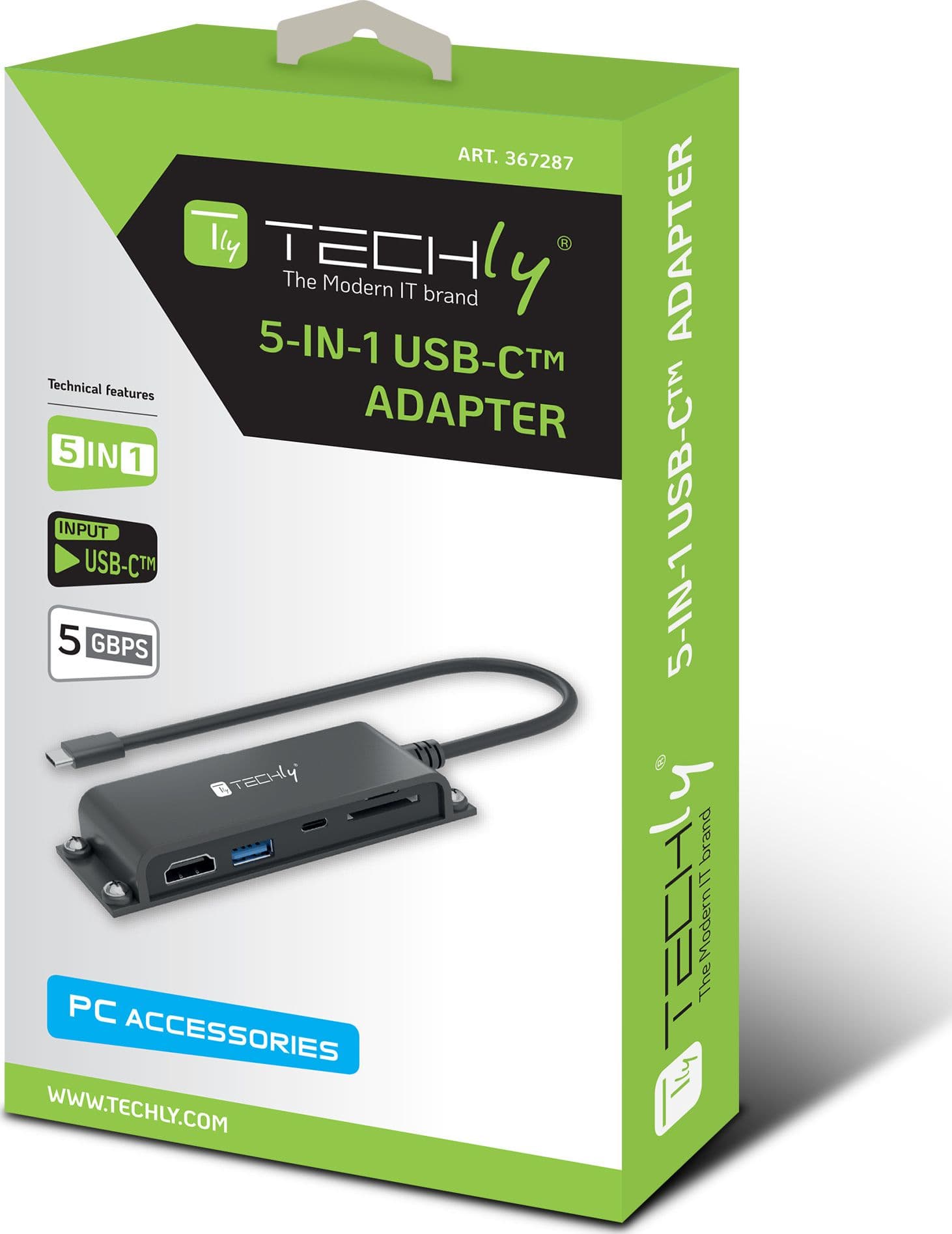 Docking Station 5 in 1 USB-C&trade Hub HDMI con Lettore Micro SD/SD in  Scontolo.net - Potenza, commercioVirtuoso.it