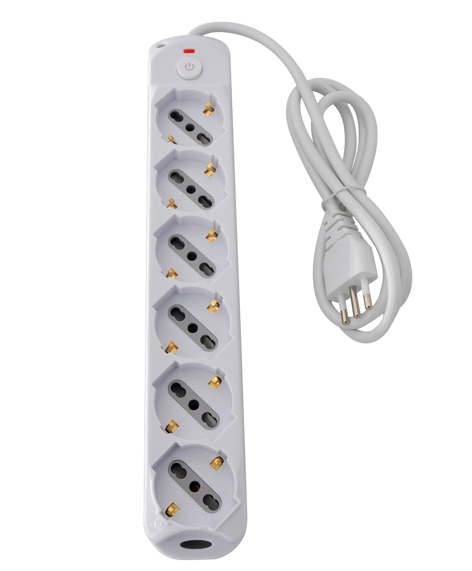 Presa Multipla a 6 Posti Italiana Bipasso/Schuko Spina 10A in Multiprese Scontolo.net - Potenza, commercioVirtuoso.it