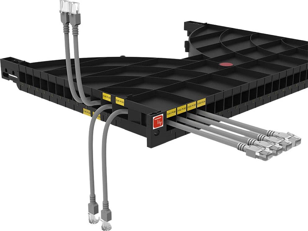 Mensola Gestione Cavi su Rack 19'' 24 Porte P.1000 mm in  Scontolo.net - Potenza, commercioVirtuoso.it