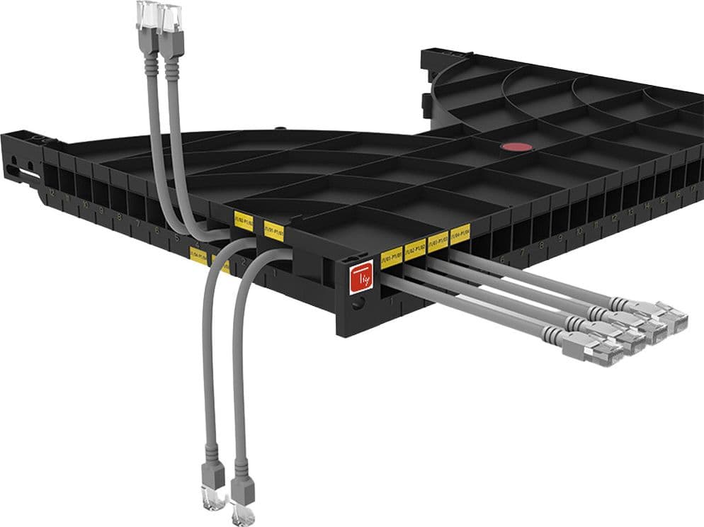 Mensola Gestione Cavi su Rack 19'' 24 Porte P.1000 mm in  Scontolo.net - Potenza, commercioVirtuoso.it