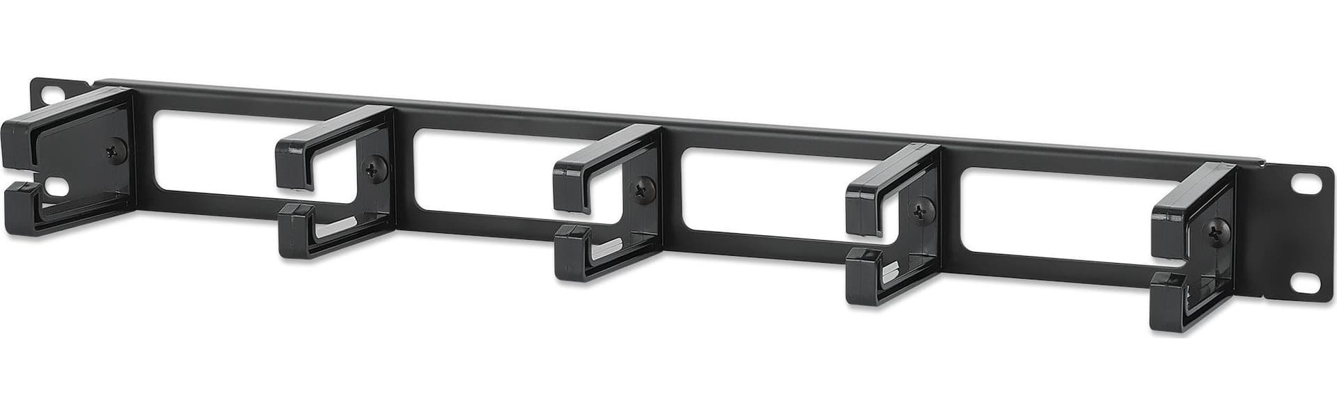 Pannello Passacavi 19'' 5 Anelli in Plastica 1U Nero in Guaine per cavi Scontolo.net - Potenza, commercioVirtuoso.it