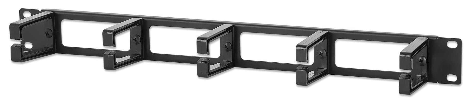 Pannello Passacavi 19'' 5 Anelli in Plastica 1U Nero in Guaine per cavi Scontolo.net - Potenza, commercioVirtuoso.it