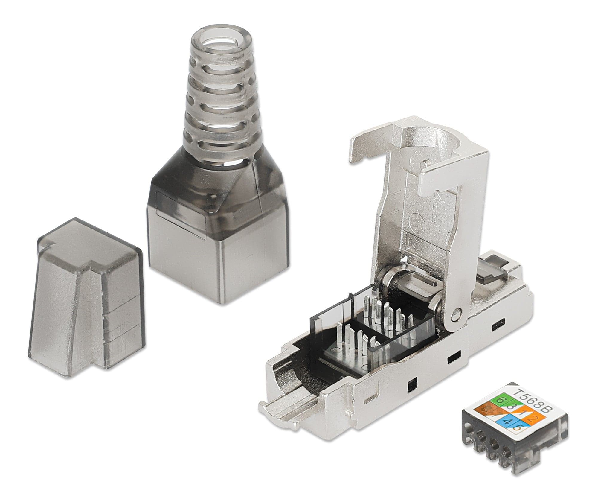 Connettore Plug RJ45 8P8C Cat.6A Schermato STP in Cavi Ethernet Scontolo.net - Potenza, commercioVirtuoso.it