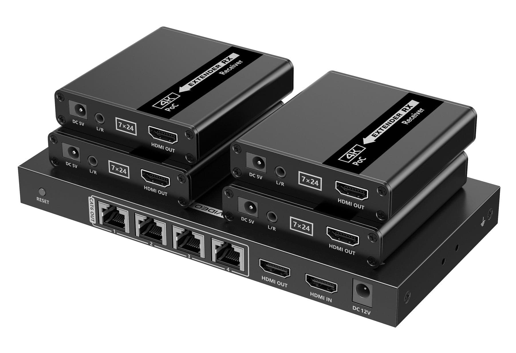 Extender Splitter HDMI 4 vie su Cavo di Rete 70 metri PoC in Cavi HDMI Scontolo.net - Potenza, commercioVirtuoso.it