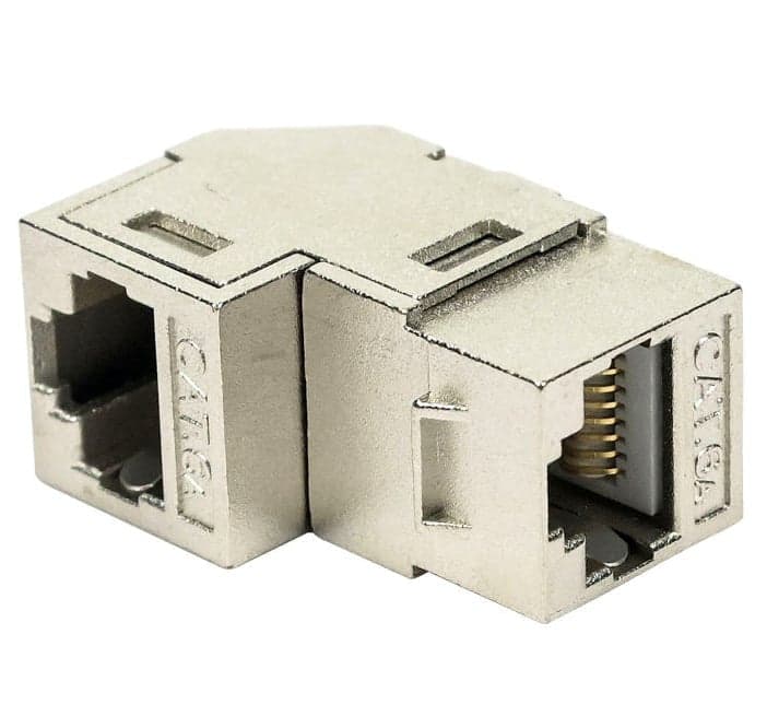 Accoppiatore RJ45 F/F 90&deg Cat.6A Schermato in Cavi Ethernet Scontolo.net - Potenza, commercioVirtuoso.it