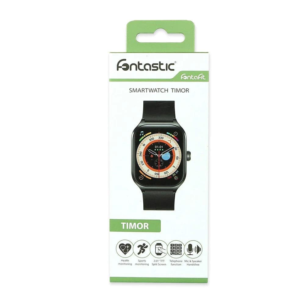 Smartwatch Fitness Bluetooth V5.0 Timor Display 2,01'' Nero in Smartwatch Scontolo.net - Potenza, commercioVirtuoso.it