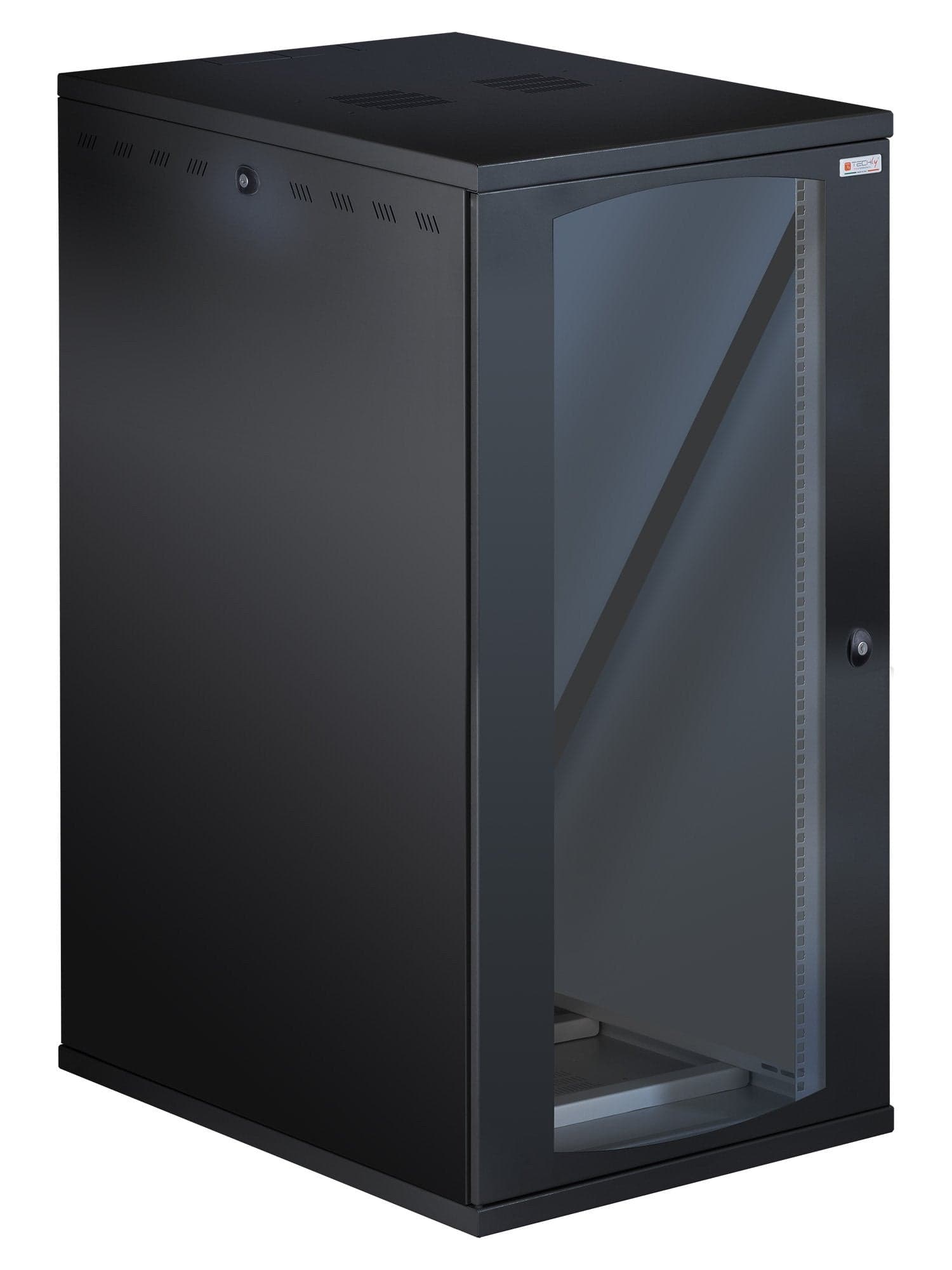 Armadio Rack 19'' a Muro 22U P 800mm L 600mm Porta Vetro Nero in  Scontolo.net - Potenza, commercioVirtuoso.it