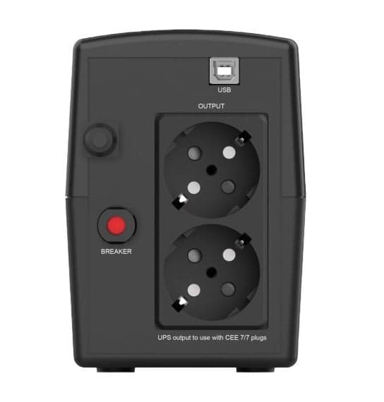 Gruppo di Continuit&agrave UPS X1+ EX 700VA Line Interactive Nero in  Scontolo.net - Potenza, commercioVirtuoso.it