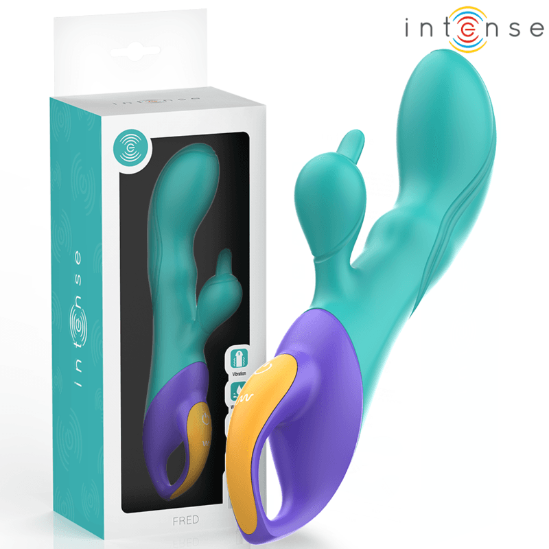 INTENSE - FRED VIBRATORE RABBIT BLU in Vibratori G-Spot Desideria Shop - Latina, commercioVirtuoso.it