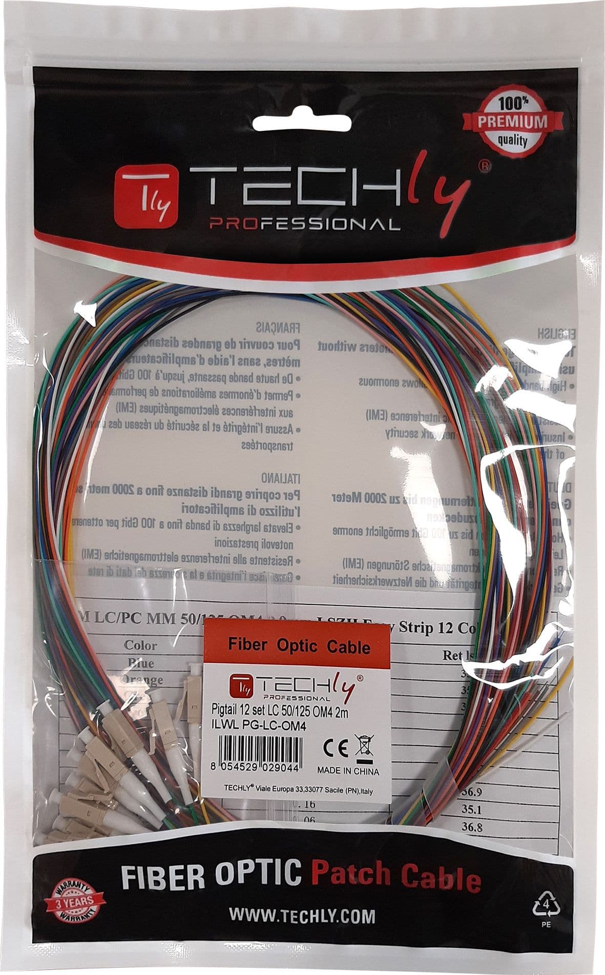 Set 12 Pigtail Fibra Ottica Multimodale OM4 LC 50/125 2 m in  Scontolo.net - Potenza, commercioVirtuoso.it
