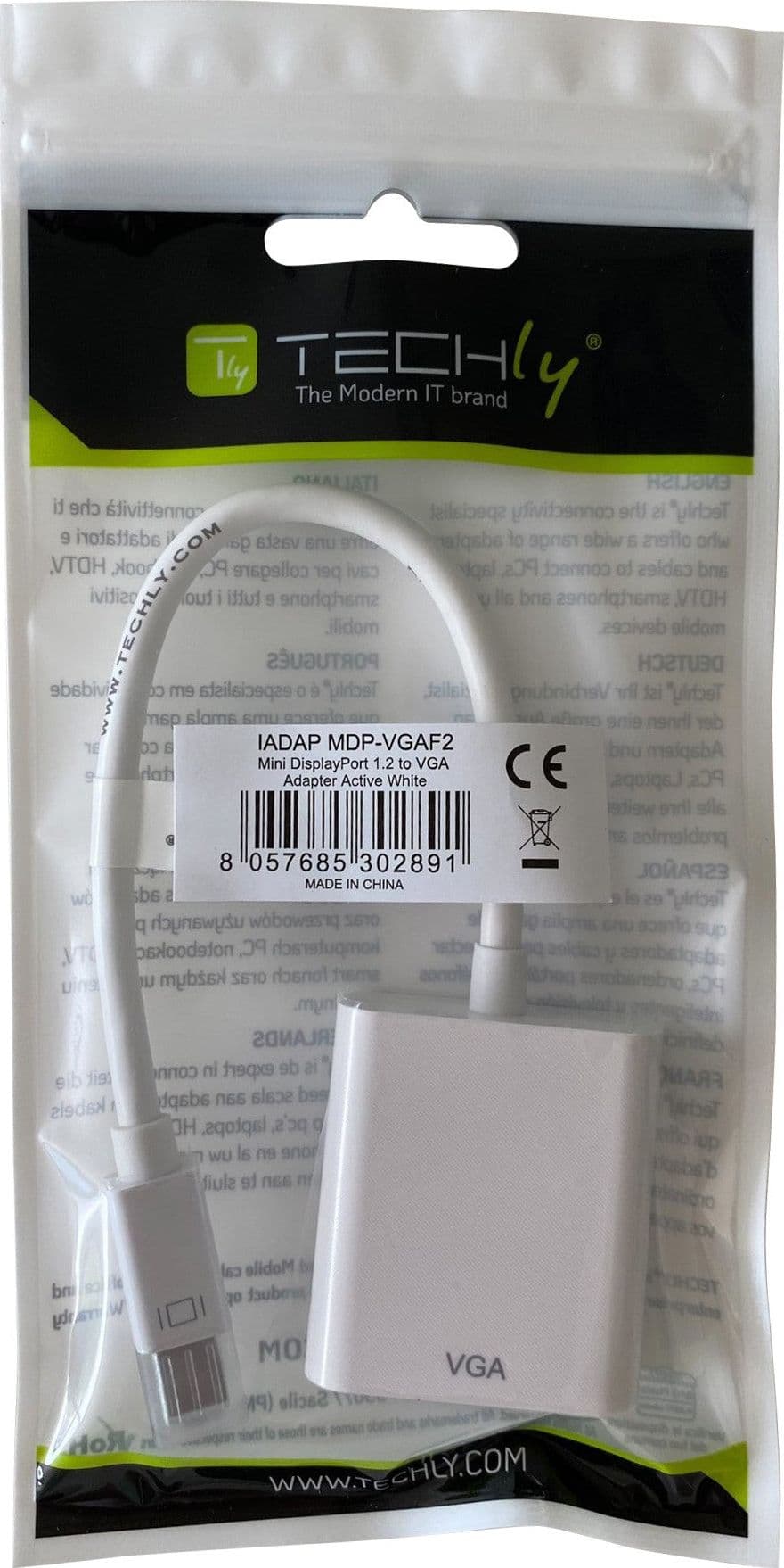 Adattatore Mini DisplayPort (Thunderbolt) 1.2 / VGA Attivo in  Scontolo.net - Potenza, commercioVirtuoso.it