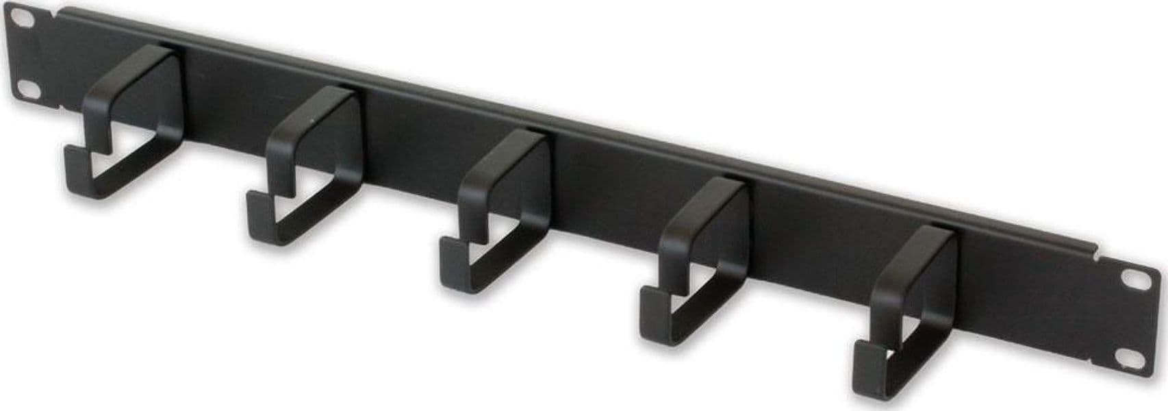 Pannello Passacavi 5 Anelli Senza Fori 1U Nero in Stringicavi Scontolo.net - Potenza, commercioVirtuoso.it