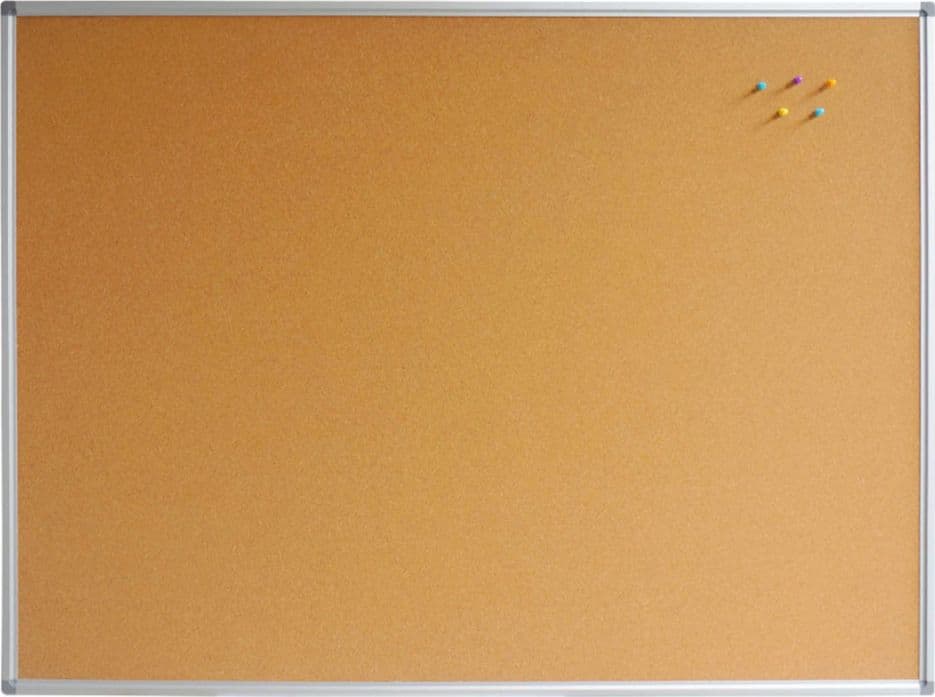 Bacheca Lavagna in Sughero Cornice in Alluminio Anodizzato 60x90 cm in Bacheche Scontolo.net - Potenza, commercioVirtuoso.it