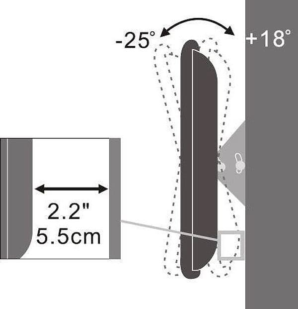 Supporto a muro per TV LED LCD 13''-31'' inclinabile in Supporti da parete e da soffitto Scontolo.net - Potenza, commercioVirtuoso.it