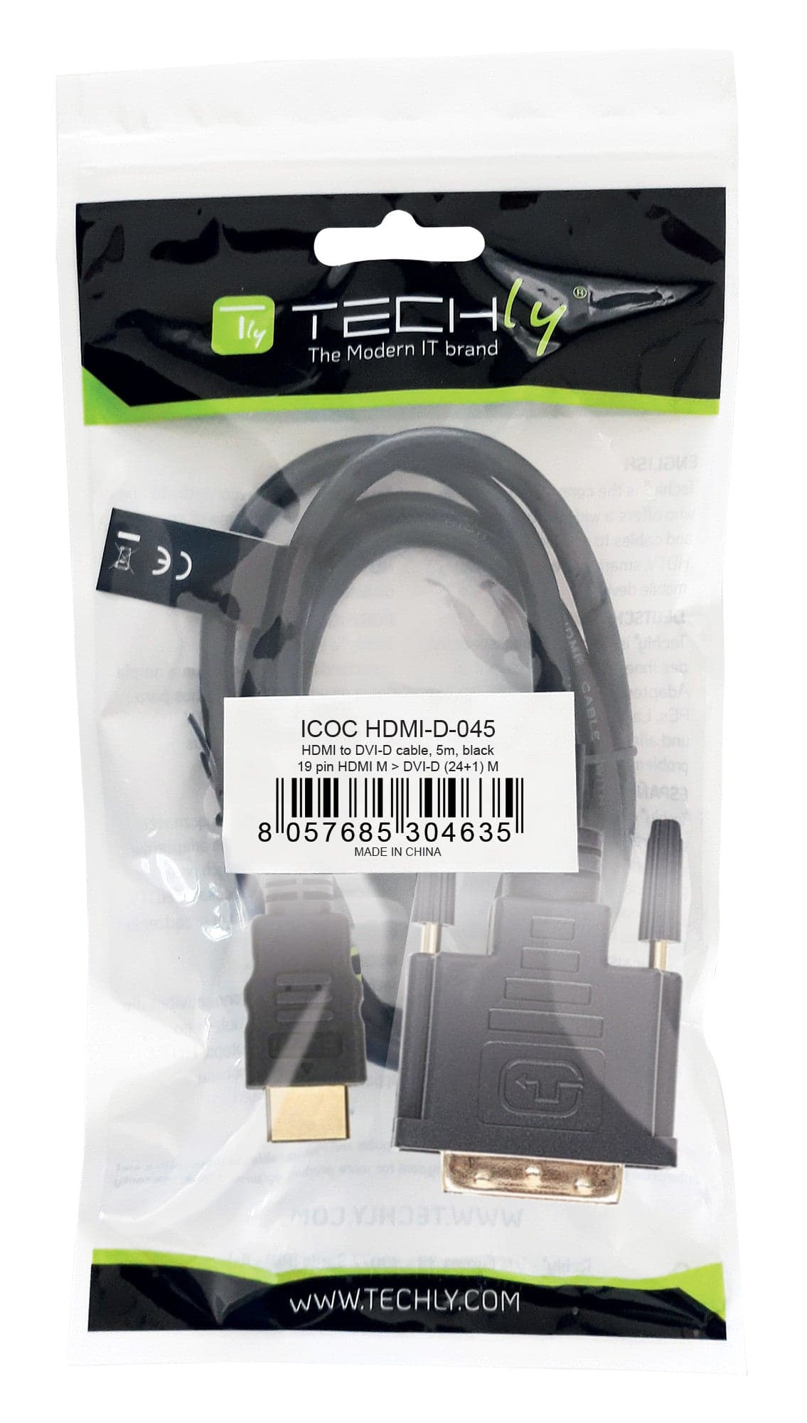 Cavo Video da HDMI&trade a DVI-D M/M 5 m in Cavi HDMI Scontolo.net - Potenza, commercioVirtuoso.it