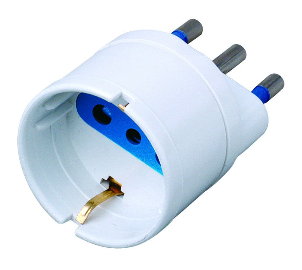 Adattatore spina 16A presa Schuko Bianco in Multiprese Scontolo.net - Potenza, commercioVirtuoso.it