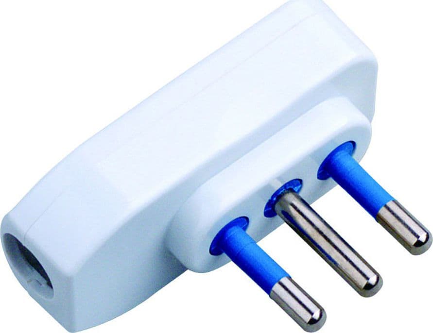 Spina ribassata 2P+T 10A Bianco in Spine elettriche di corrente alterna Scontolo.net - Potenza, commercioVirtuoso.it